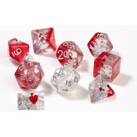 Sirius Dice - Hearts Dice Set 7