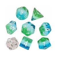 Sirius Dice - Blue Hawaiian Dice Set 7