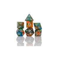 Sirius Dice - Persimmon Punch Dice Set 7