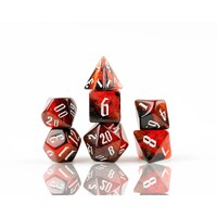 Sirius Dice - Cherry Nebula Dice Set 7