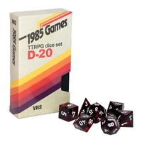 1985 Games VHS Dice Ruby Red