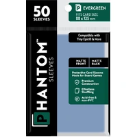 Phantom Sleeves: Evergreen Size (88mm x 125mm) - Matte/Matte (50)