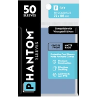 Phantom Sleeves: Sky Size (75mm x 105mm) - Gloss/Matte (50)