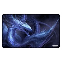 GamerMats: Blue Crystal Dragon - Playmat