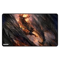 GamerMats: Black Crystal Dragon - Playmat