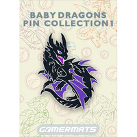 GamerMats: Baby Black Dragon from Baby Dragons Pin Set 1