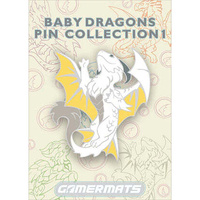 GamerMats: Baby White Dragon from Baby Dragons Pin Set 1