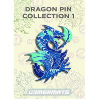 GamerMats: Blue Dragon from Dragons Pin Set 1