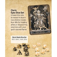 Beadle & Grimm's Cleric EPIC Dice Set & Rolling Tray