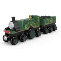 Thomas and Friends - Wooden Railway - Emily Engine & Car (Large)