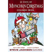 12 Days of Munchkin Christmas Coloring Book