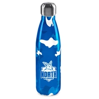 AFL Drink Bottle Stainless Steel Wrap North Melbourne Kangaroos