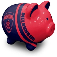 AFL Piggy Money Box Melbourne Demons