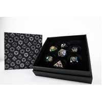 LPG Dice RPG Set Leadlight Dazzle Dark