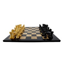 LPG Classics Premium Chess Set with 40 CM Board - Ebony