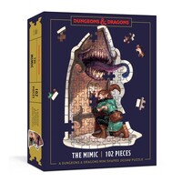 Dungeons & Dragons Mini Shaped Jigsaw Puzzle - Mimic Edition