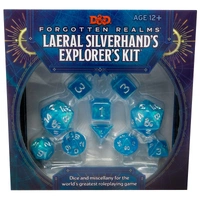 D&D Dungeons & Dragons Forgotten Realms Laeral Silverhands Explorers Kit Dice Set