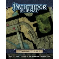 Pathfinder Accessories: Flip Mat Thornkeep Dungeons (2)