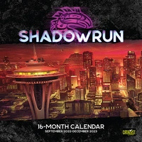 Shadowrun RPG 16 Month Calendar Game Maps