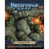 Pathfinder Accessories: Flip Mat Forest Fire