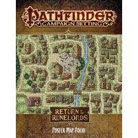 Pathfinder Campaign Setting Return of the Runelords Poster Map Folio