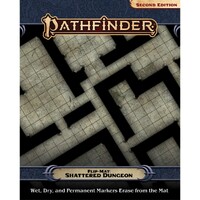 Pathfinder Accessories: Flip Mat: Shattered Dungeon