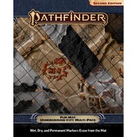 Pathfinder Second Edition: Flip-Mat: Underground City Multi-Pack