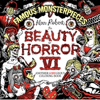 The Beauty of Horror 6 Famous Monsterpieces Coloring Book (Paperback)