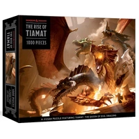 D&D Dungeons & Dragons the Rise of Tiamat Dragon Puzzle 1,000 pieces