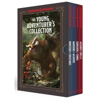 D&D Dungeons & Dragons the Young Adventurers Collection (Monsters & Creatures, Warriors & Weapons, Dungeons & Tombs, and Wizards & Spells: Dungeons an