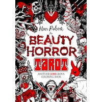 The Beauty of Horror Tarot Coloring Book (Paperback)