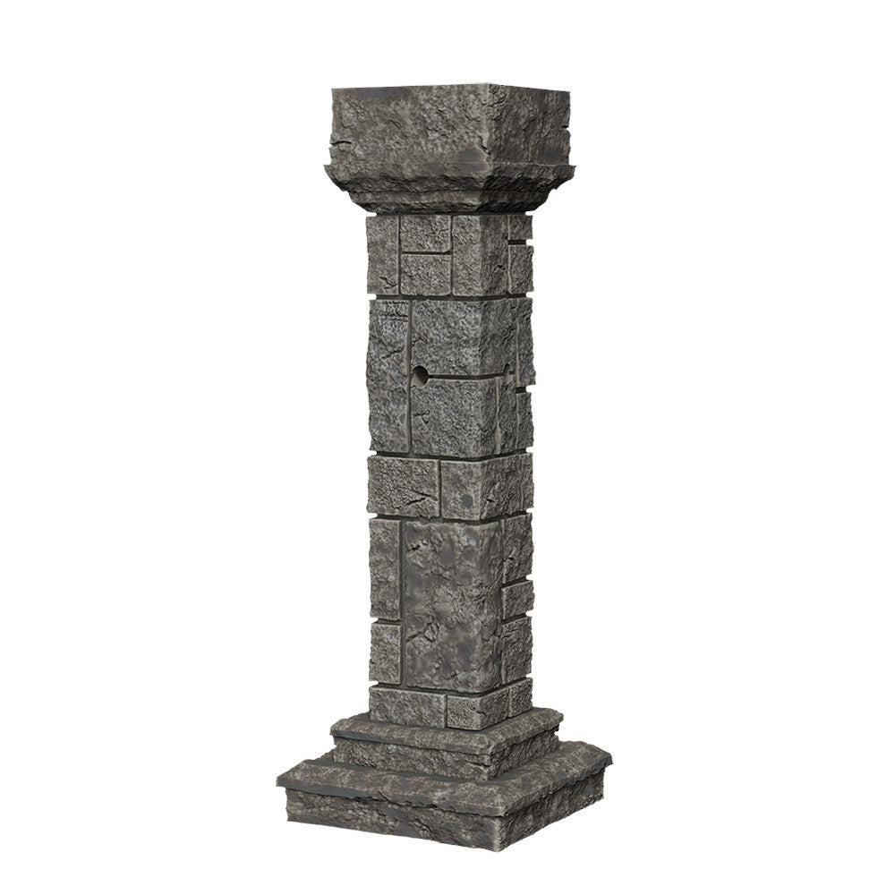 WizKids Deep Cuts Unpainted Miniatures Pillars and Banners