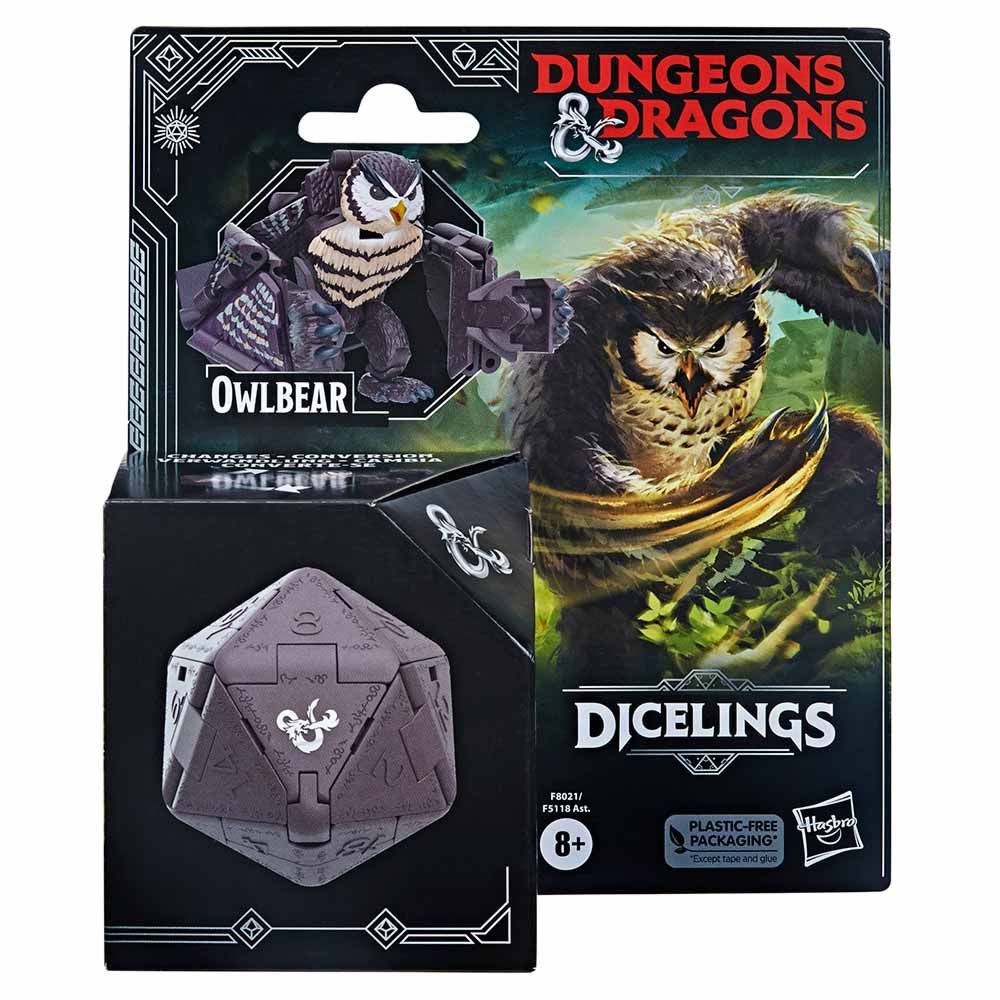 D&D Dicelings Brown Owlbear