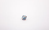 LPG Dice Set - Metal RPG Draco Dark Blue/Brass