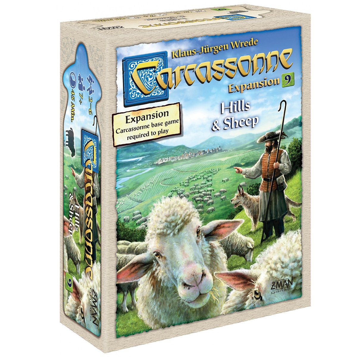 Carcassonne: Expansion 9 – Hills & Sheep