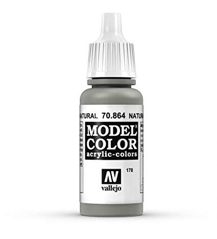 Vallejo Model Colour - Metallic Natural Steel 17 ml Old Formulation