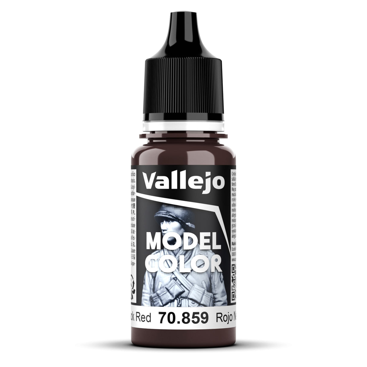 Vallejo Model Colour - Black Red 17 ml Old Formulation