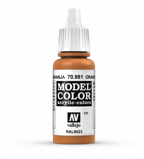 Vallejo Model Colour - Orange Brown 17 ml Old Formulation