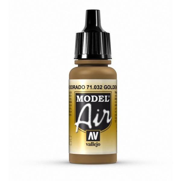 Vallejo Model Air - Golden Brown 17 ml