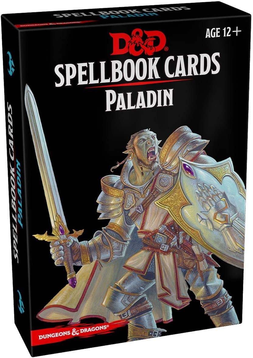 D&D Spellbook Cards Paladin Deck (69 Cards) Revised 2017 Edition