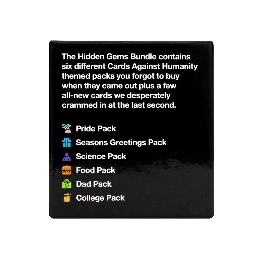 Cards Against Humanity Hidden Gems Bundle (Do not sell on online marketplaces)