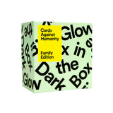 Cards Against Humanity Family Edition First Expansion Glow In The Dark Box