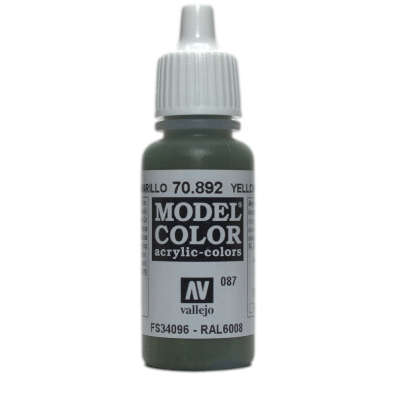 Vallejo Model Colour - Yellow Olive 17 ml Old Formulation