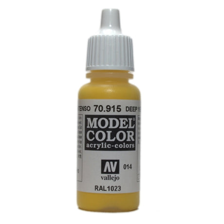 Vallejo Model Colour - Deep Yellow 17 ml Old Formulation