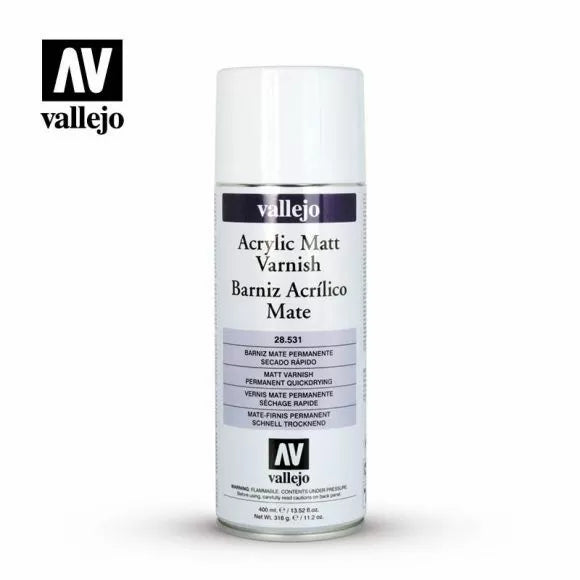 Vallejo Aerosol - Matt Varnish 400ml