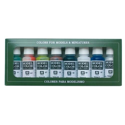 Vallejo Model Colour - Building Set 8 Colour Set Old Formulation