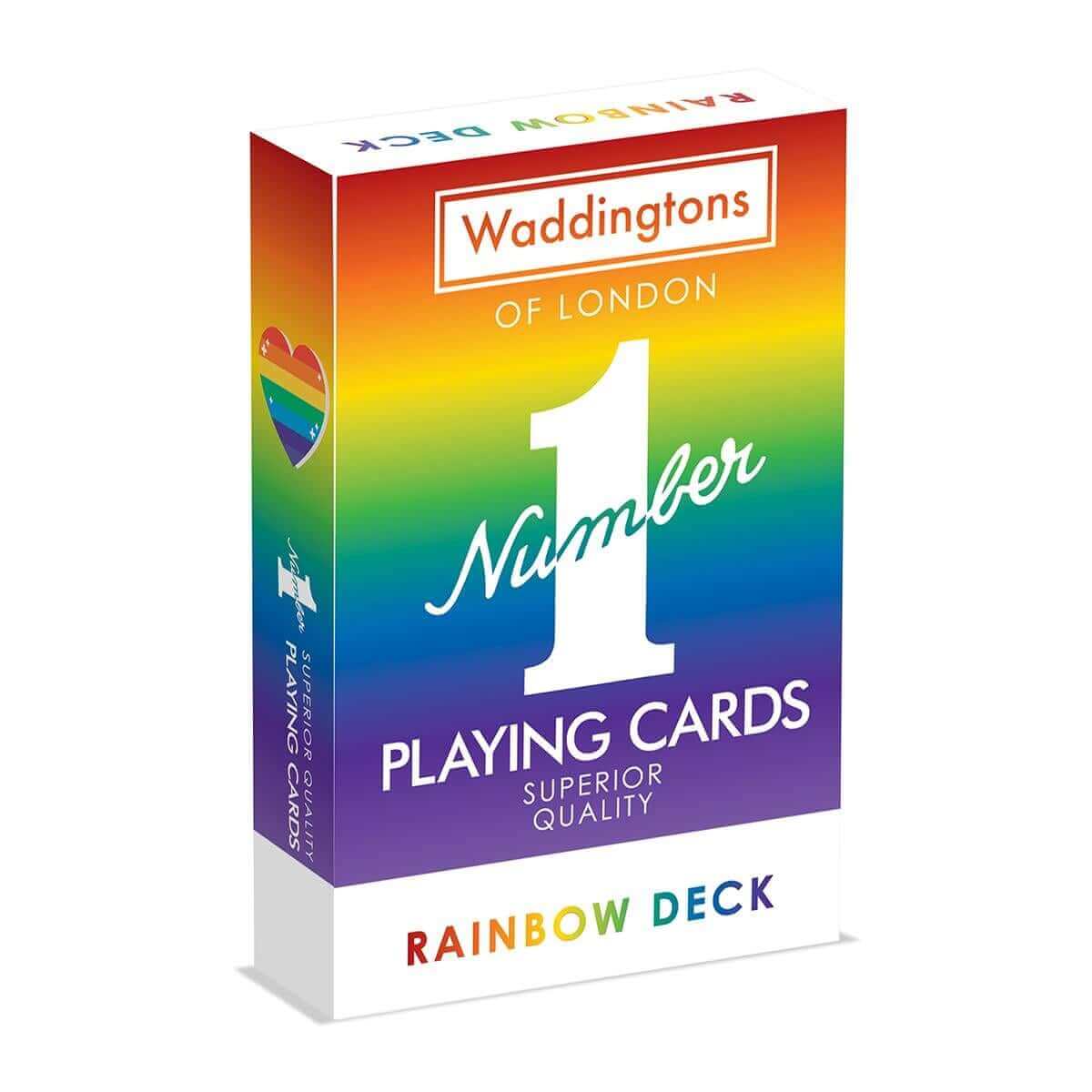 Rainbow Waddingtons Number 1 Playing Cards