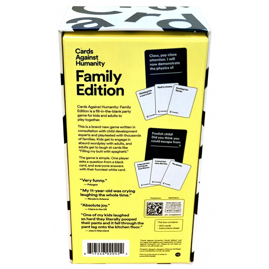 Cards Against Humanity Family Edition