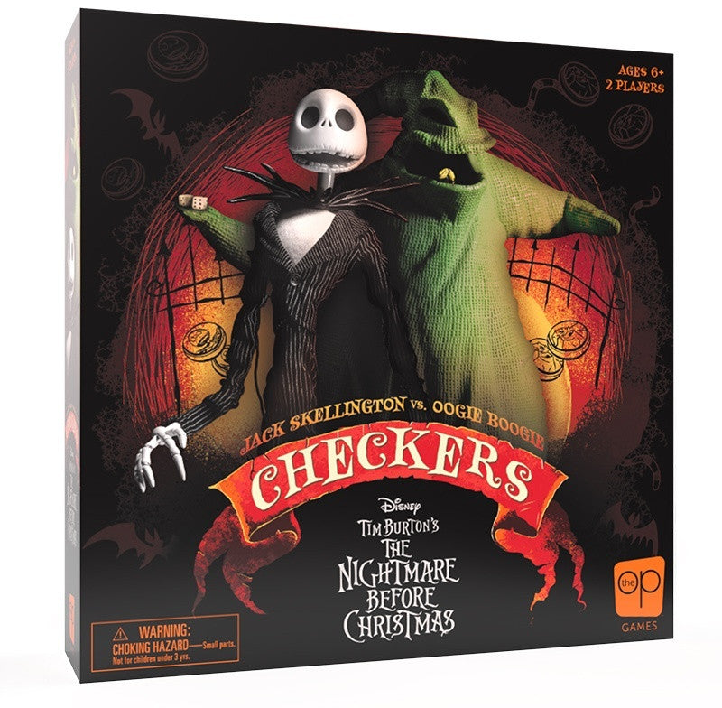 Checkers: Disney Tim Burton The Nightmare Before Christmas