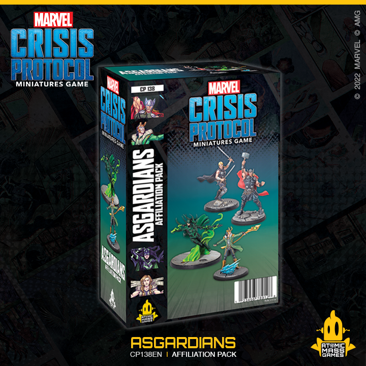 Marvel Crisis Protocol Miniatures Game Asgardians Affiliation Pack